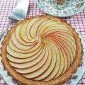 在宅勤務のおじさん's cooksnap of when they made りんごカスタードタルト.
