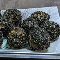 mrpostman's cooksnap of when they made さつま芋のごま団子.
