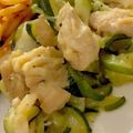 MULA's cooksnap of when they made 鶏皮にんにく炒め　wiz ズッキーニ.