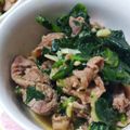 スナズリ's cooksnap of when they made 牛肉とほうれん草のピリ辛丼.