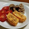 チコリママ's cooksnap of when they made 鶏そぼろで♥玉子焼き.
