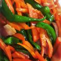 06あゆみ14's cooksnap of when they made お弁当に♪ ピーマンベーコン人参甘辛炒め.