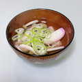 キンプリ's cooksnap of when they made 舞茸とかまぼこのお吸い物.