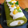 ♪しんちんぐ～♪'s cooksnap of when they made 抹茶モンブランロールケーキ.