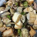 まん丸みかリン's cooksnap of when they made 厚揚げ、茄子、ピーマン、豚肉の甘辛炒め.