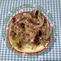 ☆hironon☆'s cooksnap of when they made 簡単☆スタミナ塩牛丼.