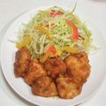 あららぎもみじ's cooksnap of when they made 子供絶賛♡鶏胸肉のカレーソテー.