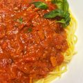 kkyunn☆'s cooksnap of when they made 簡単　トマトとベーコンのパスタ.