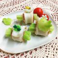 Newチヨコっと♪'s cooksnap of when they made 捨てないでブロッコリー茎を竹輪でギュ.