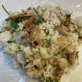 yu🐓's cooksnap of when they made 鯵の干物と大葉のおにぎり☆.