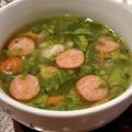 momoetsu's cooksnap of when they made 捨てないで！セロリの葉のスープ.