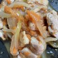 ミアンミアン's cooksnap of when they made 鶏肉のソテー　玉ねぎ＆人参ソースかけ＊.