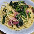 ぽち2号's cooksnap of when they made ランチに☆鶏とほうれん草の和風パスタ.