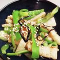 ブランシュkuu's cooksnap of when they made 長芋とピーマンのシャキシャキ塩昆布炒め.