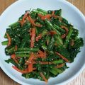 ☆☆くるみもち☆☆'s cooksnap of when they made ご飯メモ　小松菜のナムル.