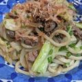 クックGT06PS☆'s cooksnap of when they made 牛肉とキャベツの和風醤油焼うどん＊.