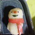 ぽぽぺっぺ's cooksnap of when they made もちもち♡スノーマンのチーズボール.