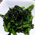 なっちゃん３１１'s cooksnap of when they made 春菊の胡麻和え～２歳児くんの大好物～.