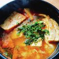 Emihann's cooksnap of when they made コチュジャン豆富スープ.