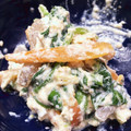 akichou's cooksnap of when they made ◇ほうれん草と柿の白和え◇.