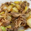 toshio39's cooksnap of when they made 豚肉と白菜のオイ味噌炒め.
