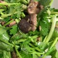 berineko's cooksnap of when they made パクチー、アンチョビ、ニンニクのサラダ.