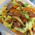 料理ニガテ系女子☆'s cooksnap of when they made キャベたまベーコンのコンソメカレー炒め.