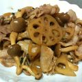 yan＊mi's cooksnap of when they made 青じそ香る☆豚肉とれんこんのきんぴら風.
