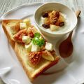 いなばっくす☆'s cooksnap of when they made りんごの甘煮添え☆ヨーグルト.