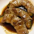 Myu's cooksnap of when they made かぼちゃ豚肉巻き⭐甘辛ゴマ照り焼きソース.