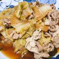 vabochan's cooksnap of when they made 豚肉と白菜のすき煮.