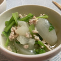 くっくあんず's cooksnap of when they made 蕪と鶏挽肉のあんかけ煮.