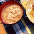 くーー〜's cooksnap of when they made すり身の美味しいお味噌汁。たっぷりお葱で.