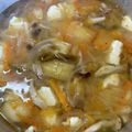 HomaRuu's cooksnap of when they made 豆板醤で！辛さ控えめ『味噌チゲスープ』.