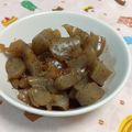 赤い電話's cooksnap of when they made こんにゃくの甘辛煮.