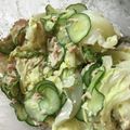 R2016's cooksnap of when they made 簡単☆キュウリとキャベツのツナマヨ和え.