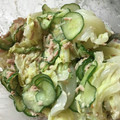 R2016's cooksnap of when they made 簡単☆キュウリとキャベツのツナマヨ和え.