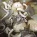 りお５１０'s cooksnap of when they made ふわふわ鶏団子と大根の中華スープ.