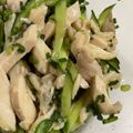 ★リぃ★'s cooksnap of when they made 鶏ハムときゅうりのねぎ塩ラー油あえ.
