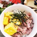 ゆるмαмα's cooksnap of when they made 三色海鮮丼.