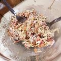 月✳Iris's cooksnap of when they made 切り干し大根とカニカマの胡麻マヨサラダ.