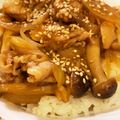 クックHMCZ3H☆'s cooksnap of when they made ■きのこたっぷり！豚丼■.