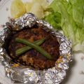 Runru☆'s cooksnap of when they made 蒸してジューシーに♪包み焼きハンバーグ.