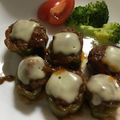 ATまま's cooksnap of when they made 輪切りピーマンの肉詰め.