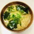 azbjbn's cooksnap of when they made ☆朝ごはんに☆切干大根とわかめの味噌汁.