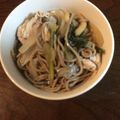 フランクフルトJr's cooksnap of when they made 簡単美味しい豚肉そば.