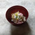 クックF0J2DW☆'s cooksnap of when they made ポリ袋でつくる　白菜と大根のコールスロー.