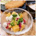 nakamucchi's cooksnap of when they made 柿とさつまいものクリームチーズサラダ.