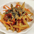 おいしくな〜れ♡'s cooksnap of when they made 塩麹入りきんぴらごぼう.