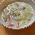 なっさん姫's cooksnap of when they made 豚肉と白菜のクリーム煮.